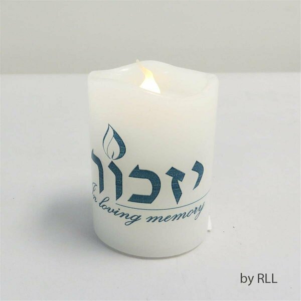 Rite Lite 2.5 in. LED Flameless Yizkor Memorial Candle, 6PK RI439528